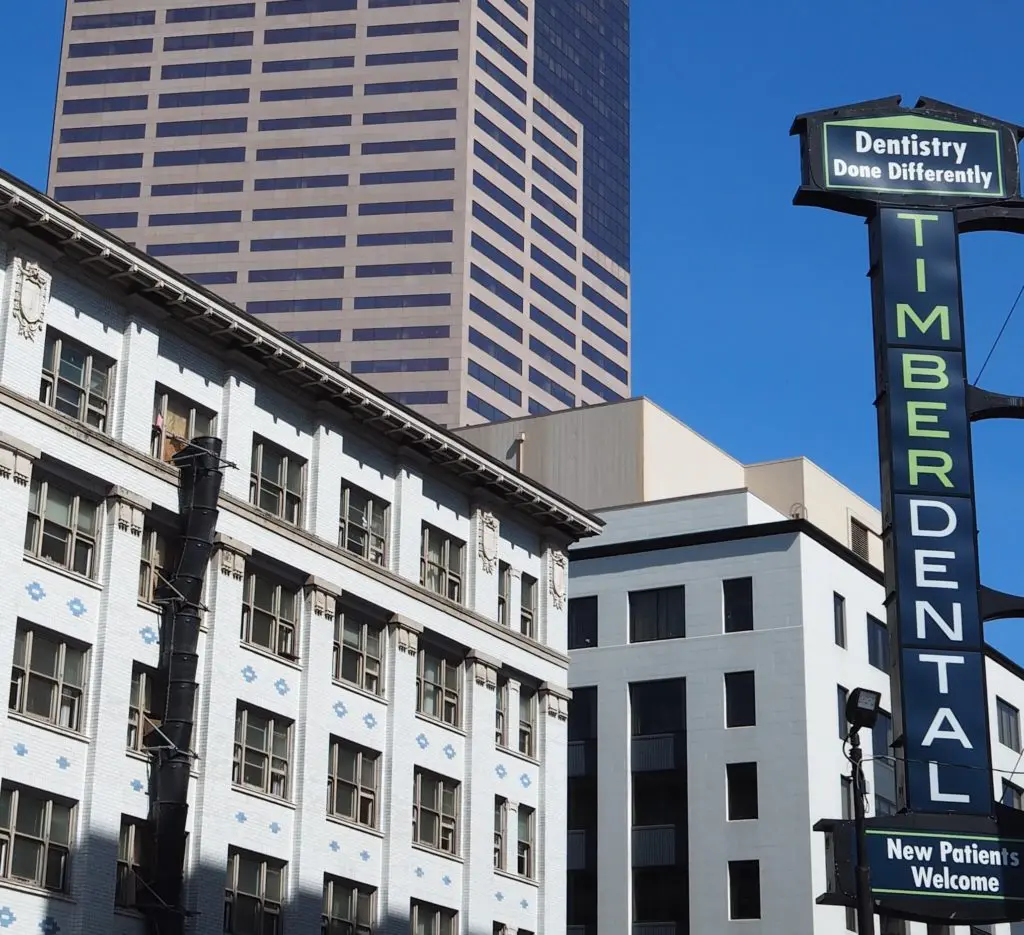 Timber Dental Downtown Sign